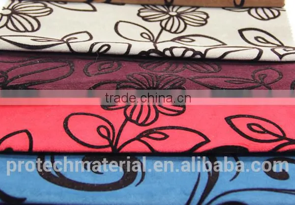 High Quality Sofa Fabic With Printing Flower photo-3