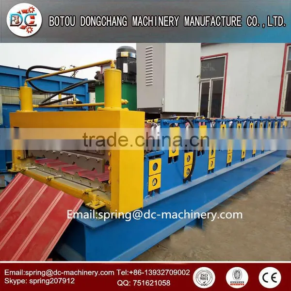 Galvanized Zinc Roof Sheet, Wall Panel Making Machine Trapezoidal Roof Panel Cold Roll Forming Machine photo-6