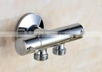 Submarine F-401 Bathroom Design Wall Mounted Brass Chromed Angle Valve