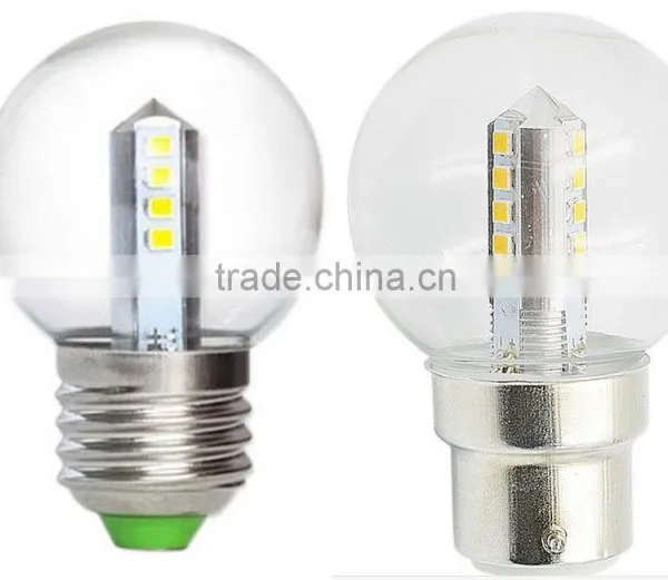 110V 230V E27 B22 E14 G45 P45 Bulb Glass House Aluminum House G45 SMD Filament LED 3w 4w photo-2