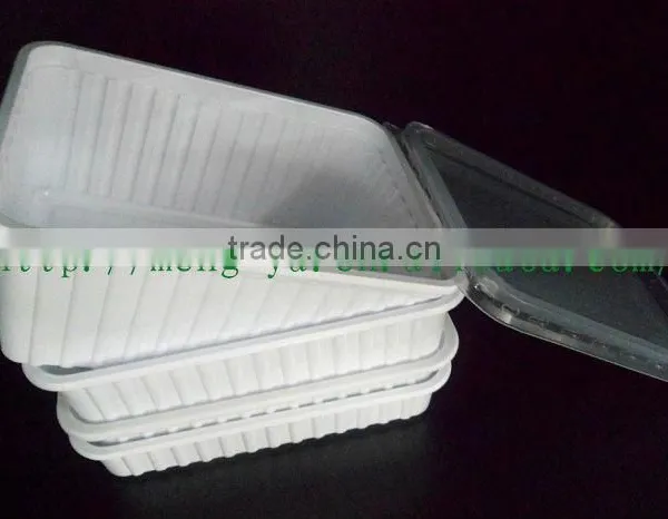 White Plastic Box With Lid For Dinner