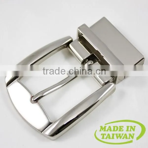 High Quality Trendy Zinc Alloy Custom Rose Silver Belt Buckle photo-2
