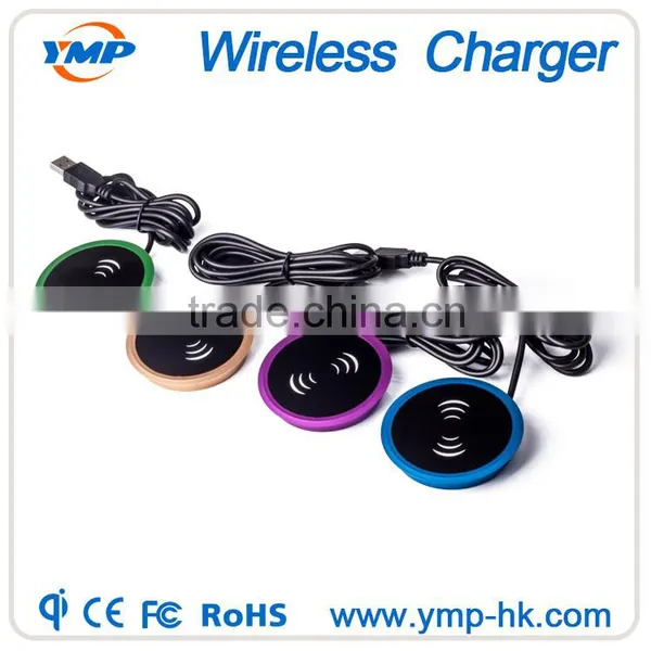 Qi Standard Office Table Mounted Wireless Charger for Mobile Phones