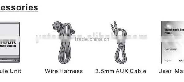 YT-M06 Aux Mp3/sd Card/usb Peugeot/citroen Clarion Radio cd Changer photo-6