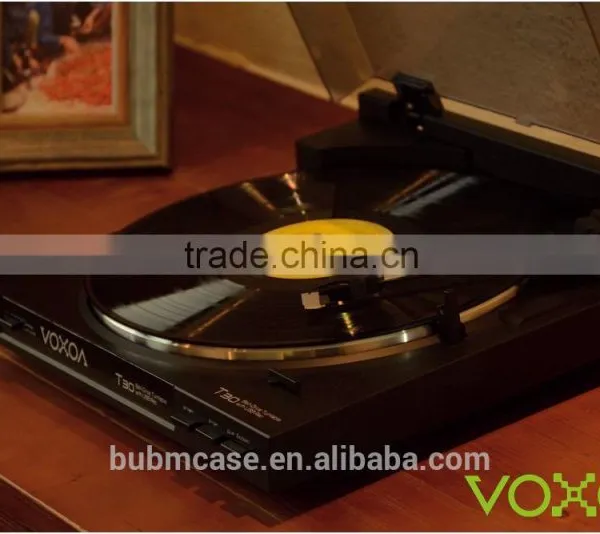 VOXOA T30 Full-Auto Belt-drive Turntable Player, Modern Phonograph, USB Record Player photo-6