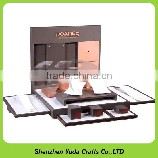 Colorful Luxury MDF Acrylic Jewelry Display Sets Elegant Necklace Rings Earrings Display Durable Jewellery Holder Stand photo-5