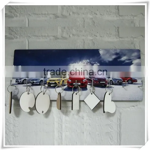Dye Sublimation MDF Keyring Hanger for Heat Press photo-2