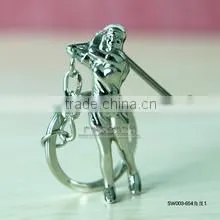 Custom Logo Mini Bike Shaped Keyring Metal Sport Bicycle Shape Keychain photo-3