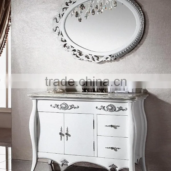 WTS3211 30-inch Mirrored Cabinets Type and Classic Style Hotel Bathroom Vanity photo-2