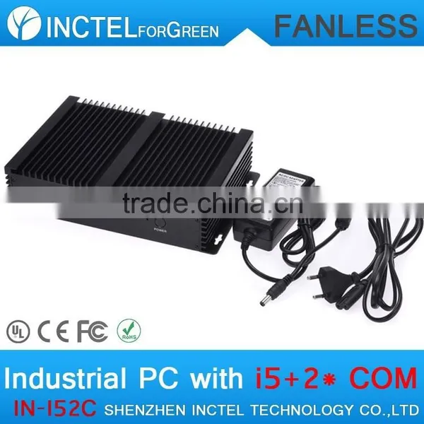 Industrial Mini PC Fanless Cloud Computing With Intel Core i5 4200U 1.6Ghz 2 COM 4 USB3.0 8G RAM Only photo-6