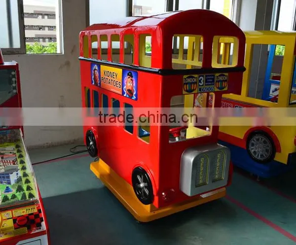 London Bus Amusement Ride Electronic Kids Ride Shopping Mall Kiddie Rides Classic 24v Ride on Car for Kids photo-2