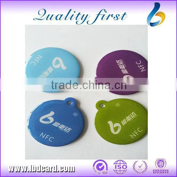 13.56Mhz Epoxy Ntag213 Round RFID Tags/ Mini Cards photo-5