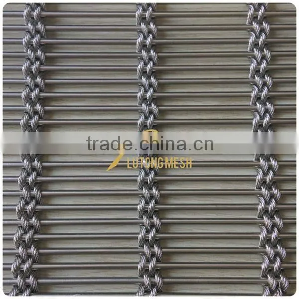 Anping Lutong Mesh Decorative Metal Wire Mesh Wall Panel for Architectural Facade Cladding photo-2