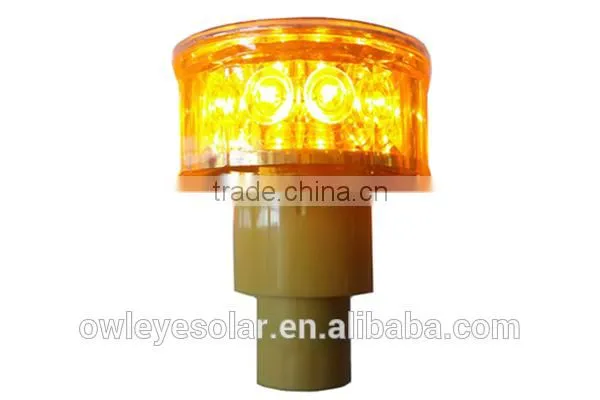 Traffic Barricade LED Flashing Solar Light Warning photo-2