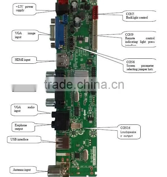 OEM Full HD LCD/LED TV Universal Driver Board photo-2