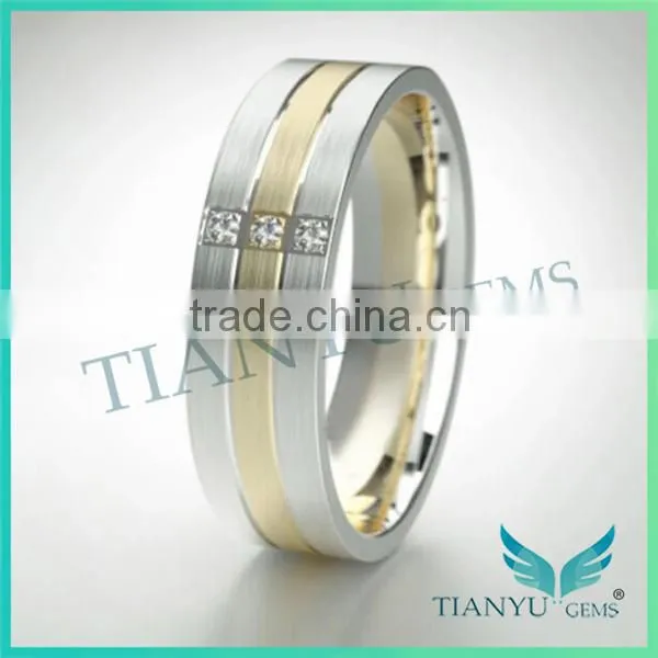 White Gold and Sliver Wedding Rings Foreverone 9 Hearts & Flower VVS1 D-F Square Cut Moissanite Diamond Men Rings photo-6