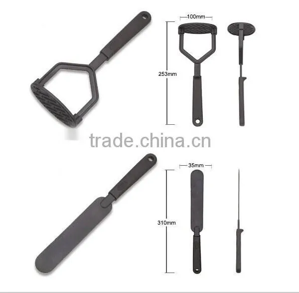 2016 New Style Cooking Nylon Scoop Set Cooking Utensils Kitchen Ware11pcs Nylon Kitchen Tools Set NL10 photo-6