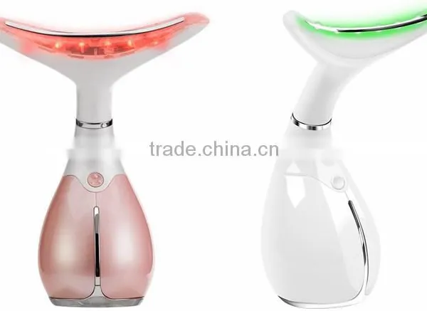 Heat and Vibration Electric Neck Massager for Wrinkle Removal photo-3