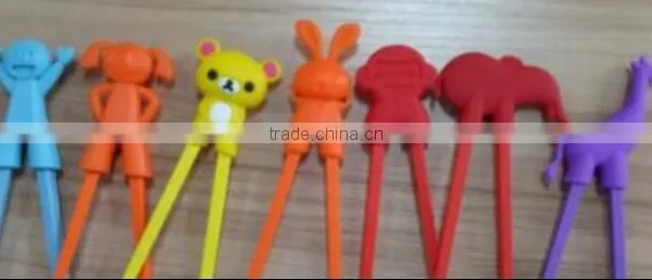 Fancy FDA Silicone Chopstick Holders for Kids Funny Chopsticks photo-4