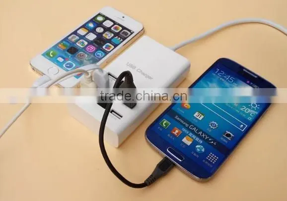 EU UK US Plug 5V 6 Port Usb Socket Charger photo-6