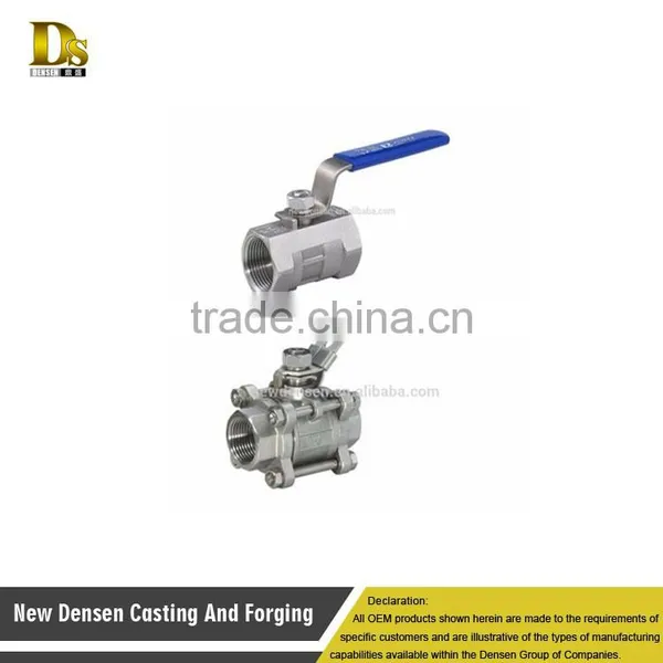 ISO 9001 Investment Casting Good Quality Cf8m Stainless Steel Ball Valve photo-2