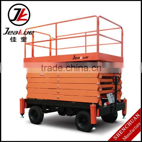 Hydraulic Electric Scissor Lift Platform Aerial Work Platform photo-2