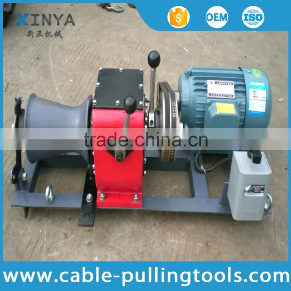 5 Ton Electric Cable Pulling Winch For Tower Erection With 4KW Electric Engine photo-3