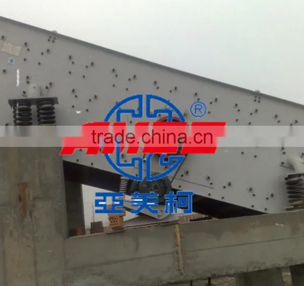 Big Capacity Horizontal Vibrating Screen / Sand Sieving Machine,AMEC Manufacture photo-4