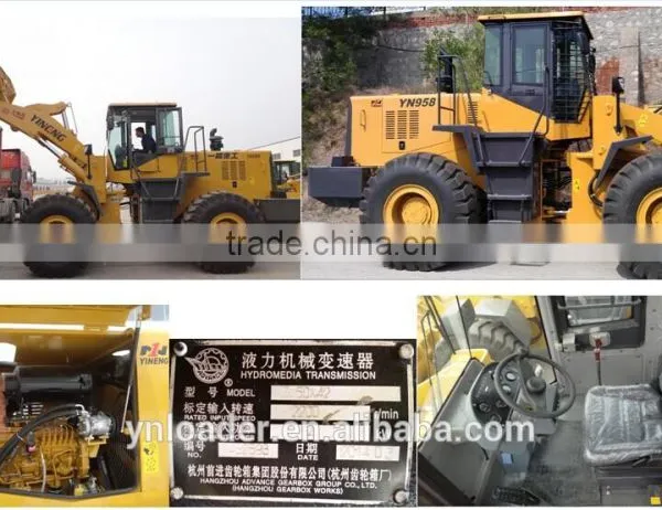 ZL50 Yineng Loader Shan Dong Cat Engine YN958G Wheel Loader With Grass Grasper /clamp Shan Dong photo-3