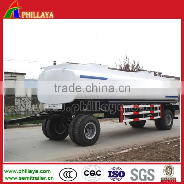Towing Drawbar Dolly Steel Tank Tanker Water Truck Trailer For Sale photo-6