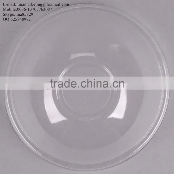 Custom Disposable PS Plastic Clear Dome Lid With Hole for Clod Drink Cup photo-5