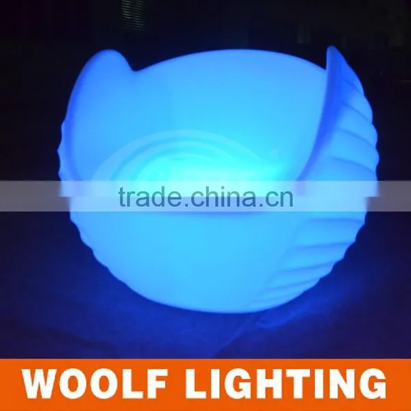 Lovely Plastic Color Changing Design LED Single Sofa With Texture photo-3