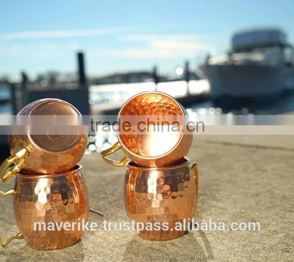MOSCOW MULE MUGS 99.9% SOLID COPPER MULE MUGS FDA APPROVED SOLID COPPER MUGS MANUFACTURER INDIA photo-3