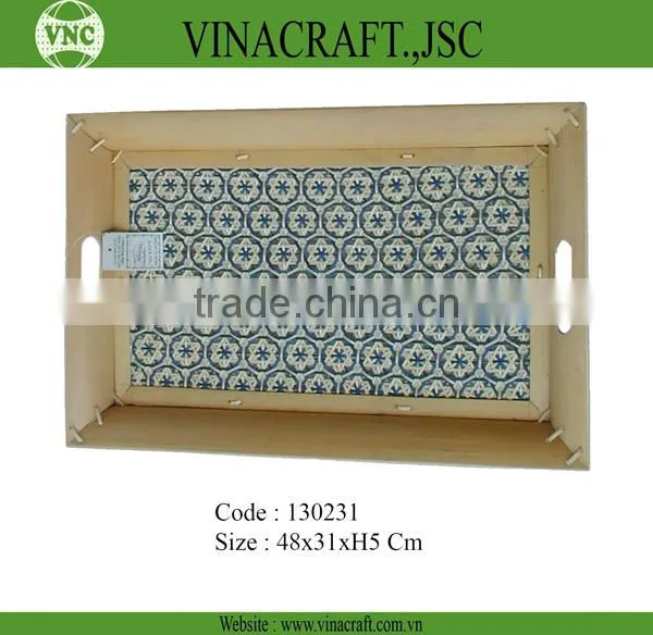 Cheap Brown Bamboo Tray photo-3