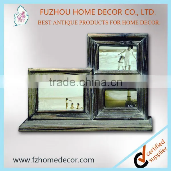 2016 Eco-frendly Antique Wood Collage Photo Frame photo-5