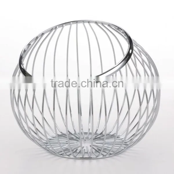 Wholesale Hot Sale Semicircle Stainless Steel Fruit Basket,Fruit Basket BSCI photo-2