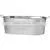 Galvanized Beverage Tub | Galvanized Oval Metal Ice Bucket photo-2