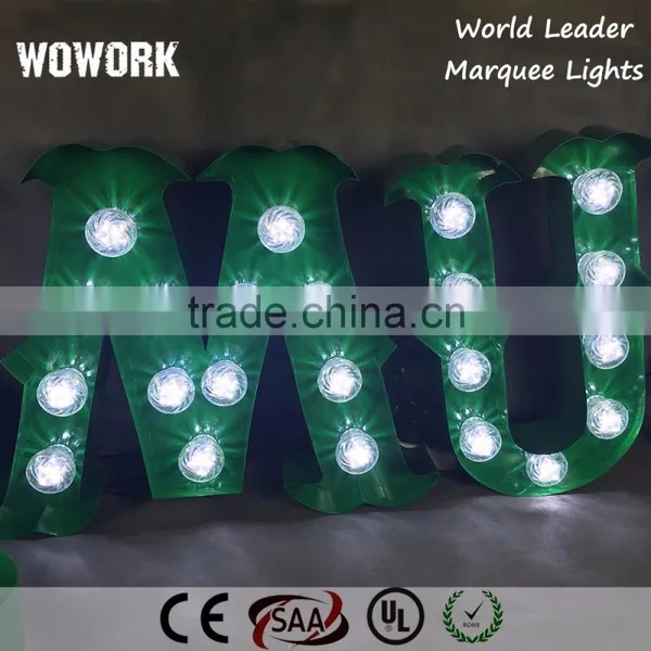 LED Lighted Marquee Letter Metal Alphabet Letter photo-6