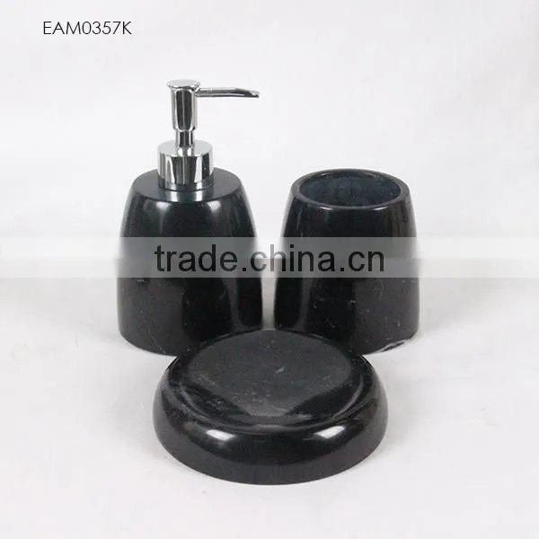 Well Sold Marble Liquid Gel Marble Bathroom Accessories Set photo-5