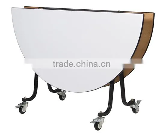 Movable Round Banquet Table With Wheels QZ6091S photo-2