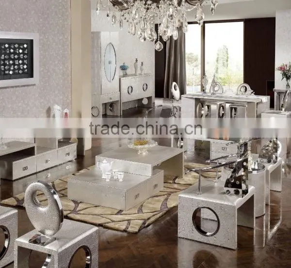 Dining Room Furniture Modern Wooden With Metal Kitchen Cabinet F121 photo-3