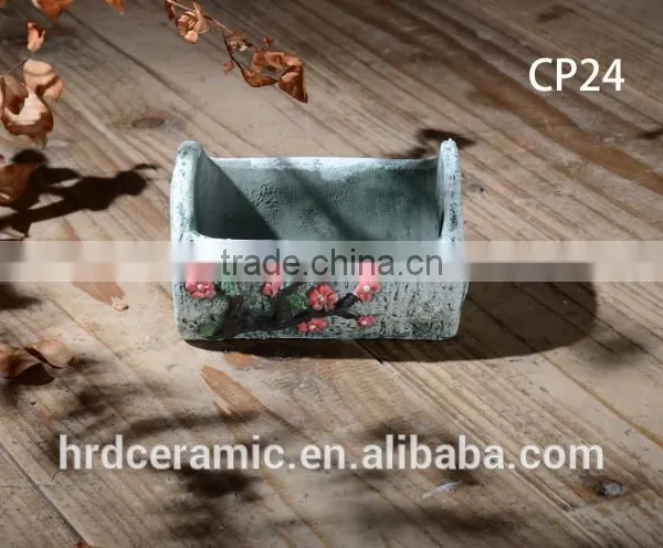High Quality Colorful Cement Garden Flower Pot photo-2