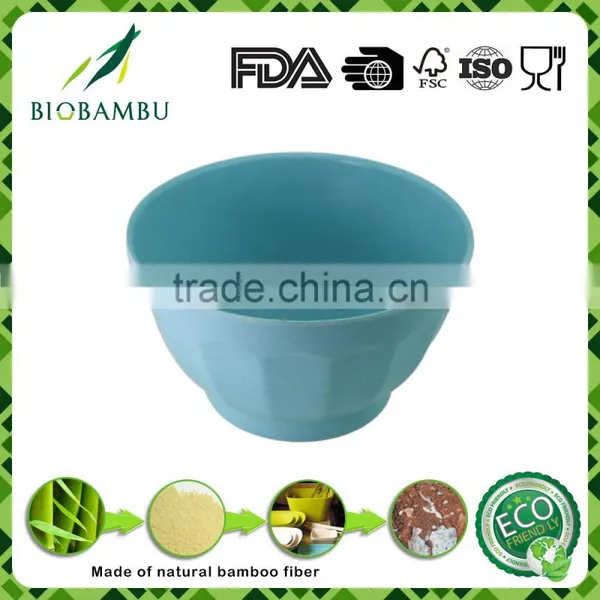 Biodegradable Quality Assurance Bamboo Fiber Round Dinnerware Bowl Sets photo-4