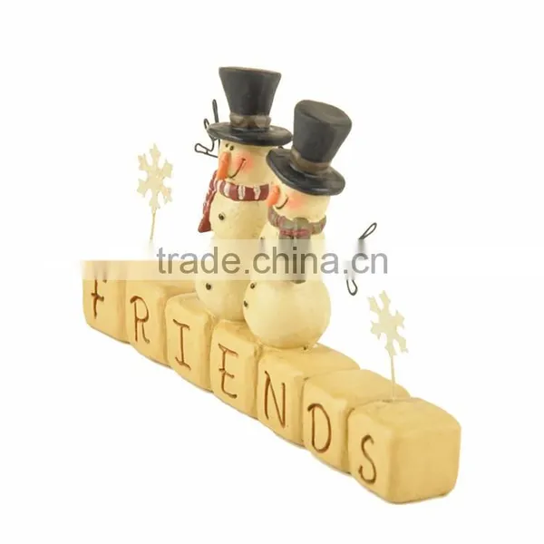 Custom Snow Man Best Friends Gifts Christmas Decoration photo-4
