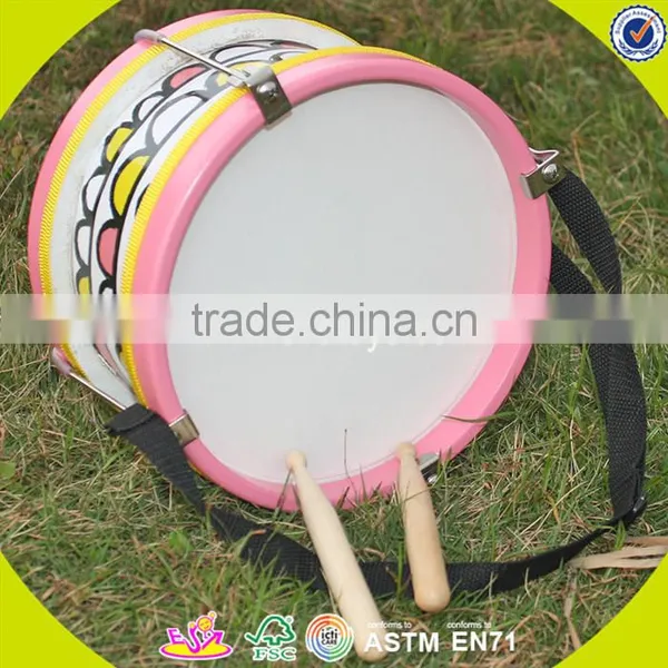 Wholesale Simple Style Wooden Toy Double Drums Funny Wooden Toy Double Drums for Toddlers W07J004 photo-6