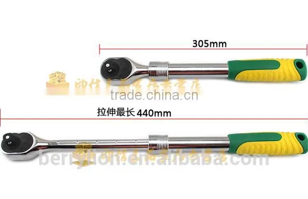 Berrylion Quality Ratchet Wrench 1/2" Telescopic Ratchet Wrench CR-V Ratchet Wrench photo-3