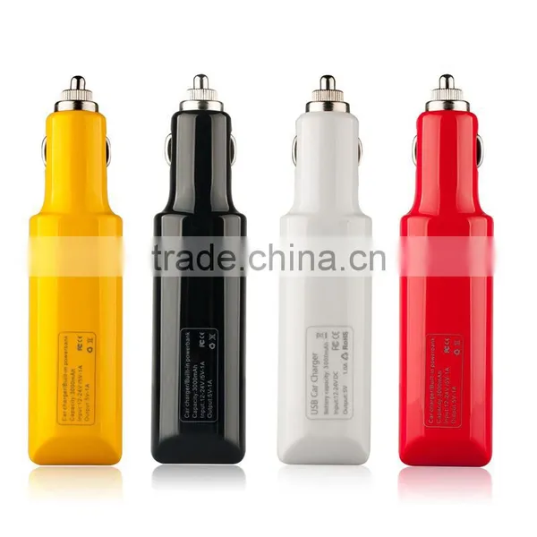Mini 2000mAh Car Charger Lighter Power Bank photo-2