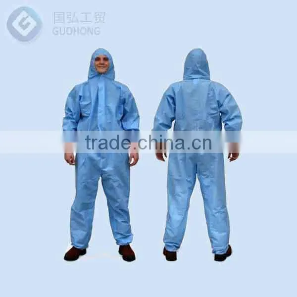 Factory Disposable Coverall Working Coverall With Collar or Hood photo-3