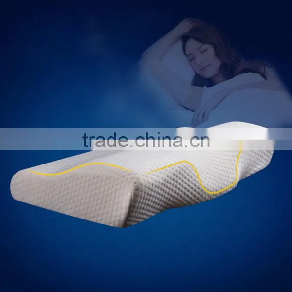 TP092 2016 Wholwsale Slow Bound Neck Protect Memory Foam Sleeping Pillow