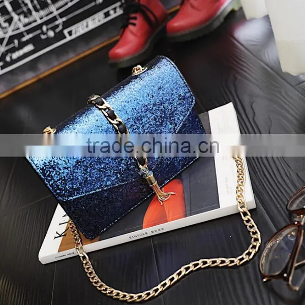 Zm50364b 2017 Winter New Style Fashion Women Bag Chain Tassels Crossbody Bag photo-4